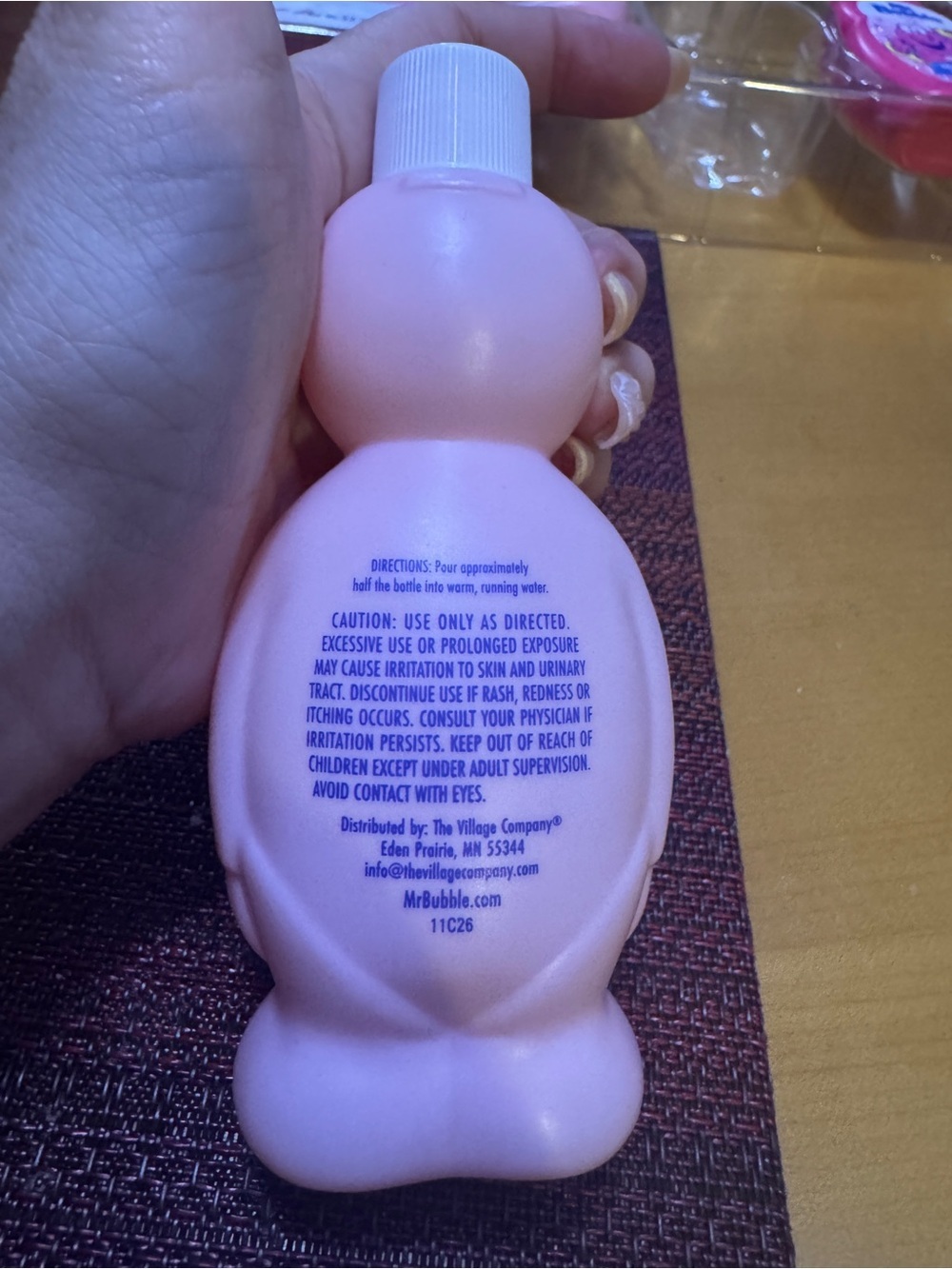 RETRO Mr. Bubble Bubble Bath – Gentle Foaming Bath for Kids - Picture 2 of 2